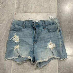 Abercrombie kids girls jean shorts size 15/16